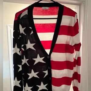 American Flag Cardigan